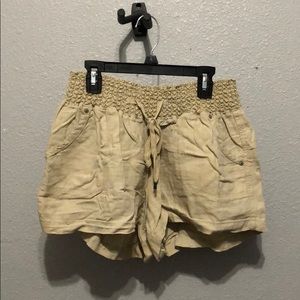 Tan REWASH Shorts